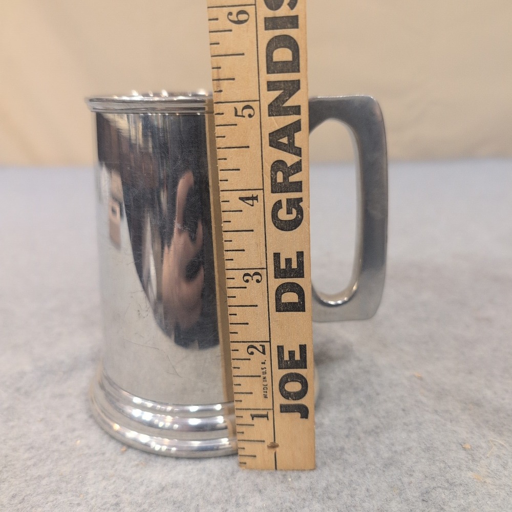 Unity Pewter Vintage 1966 Annual Staff Engraved Tankard Mug Silver Tone NA310 - Picture 4 of 6